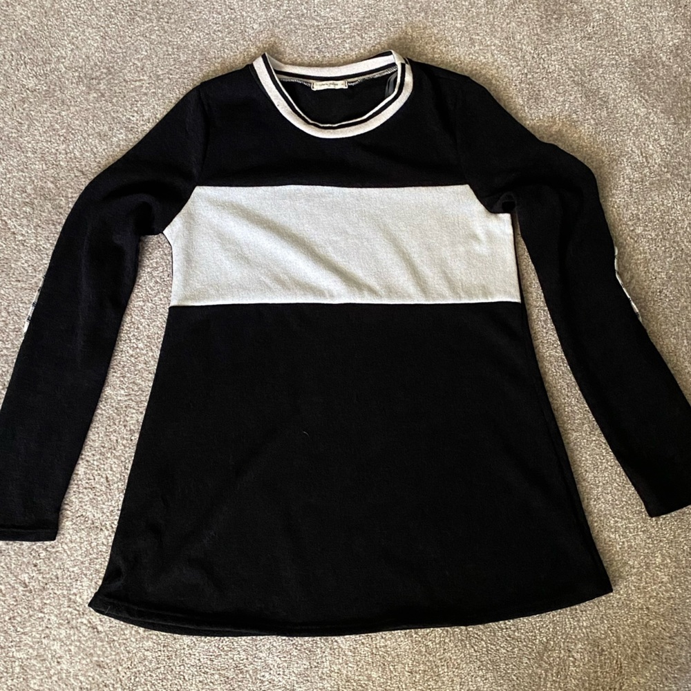 Women’s Medium 12PM by Mon Ami On Another Level Striped Top - Picture 2 of 6